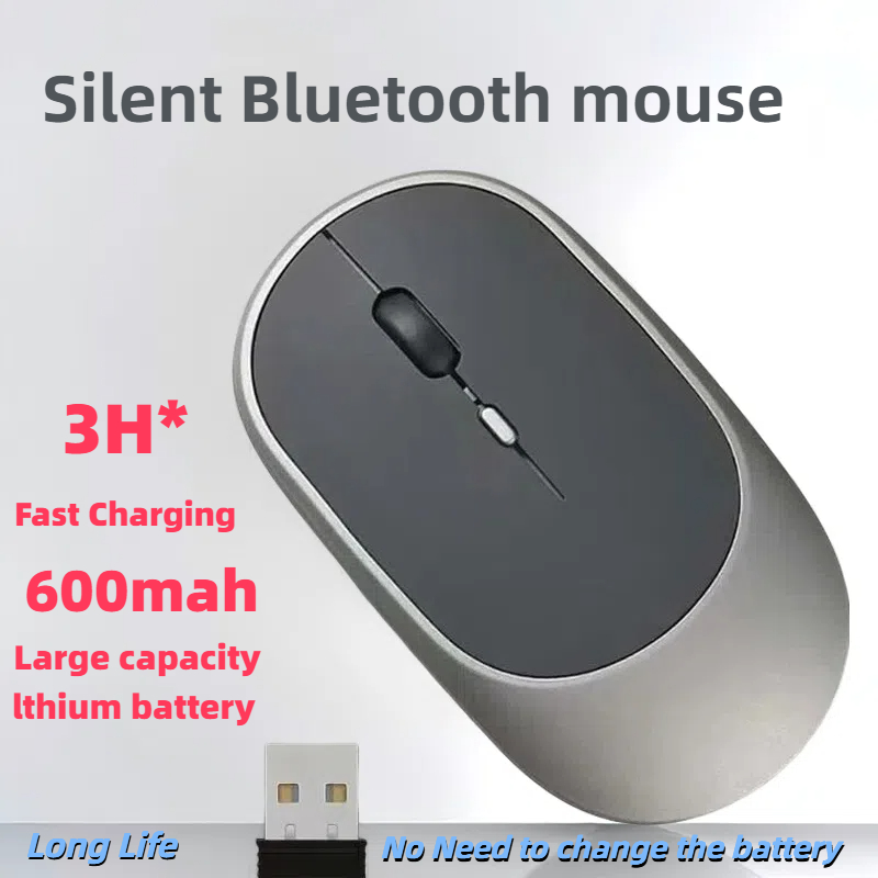 2025 nouvelle souris sans fil Bluetooth USB souris silencieuse réglable DPI ergonomique souris de jeu Rechargeable pour tablette Xiaomi