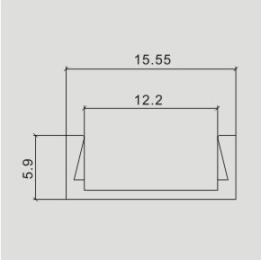 C10 5 Sets 50cm U Shape LED Bar Lights Aluminum Channel Profile With Cover, End Caps and Mounting Clips for LED Strip Lights