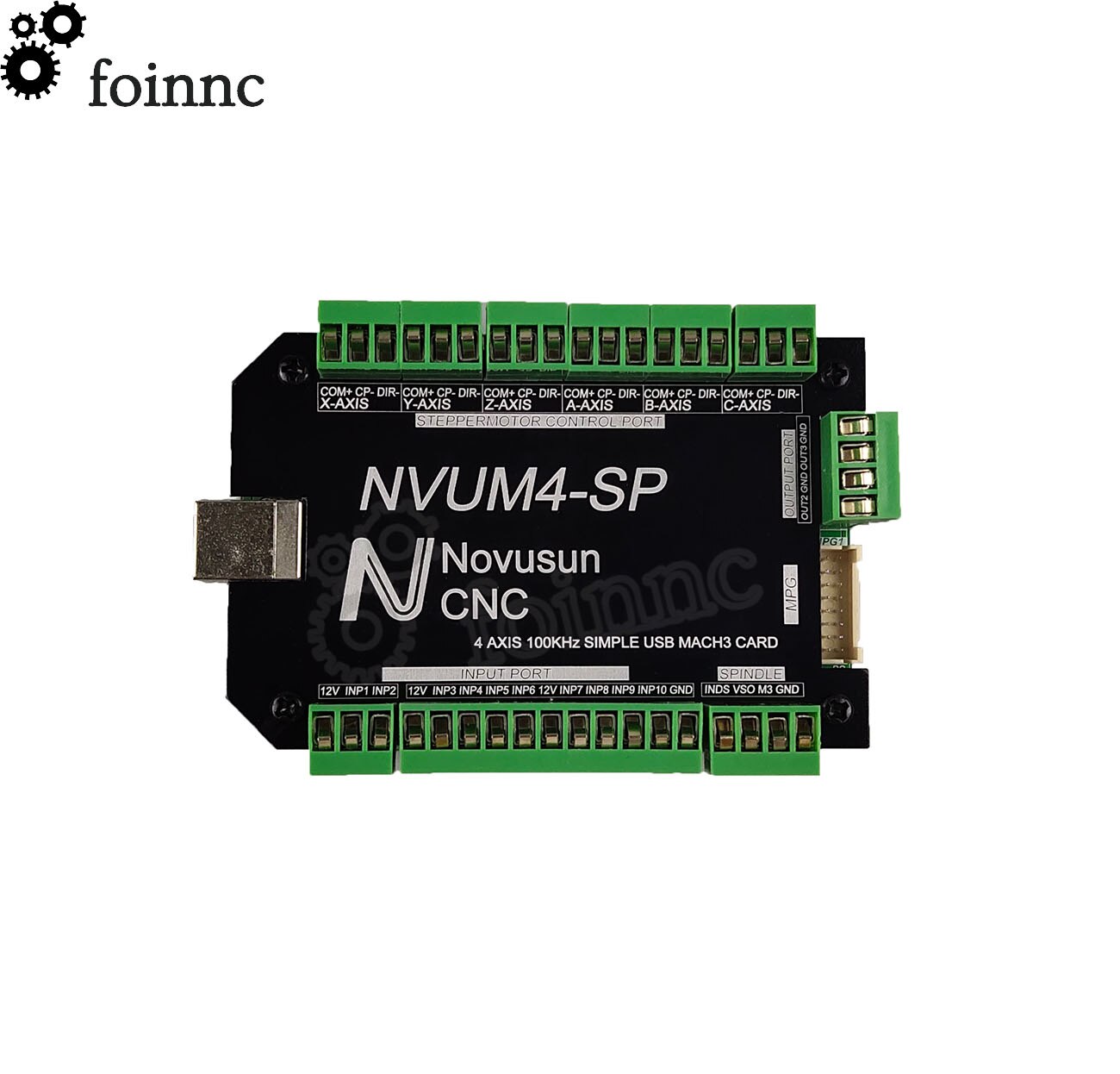 Mach3 Usb Interface NVUM-SP Cnc Motion Controller Nvcm 3/4/5/6 Assige Cnc Motion Control Card Metal Case