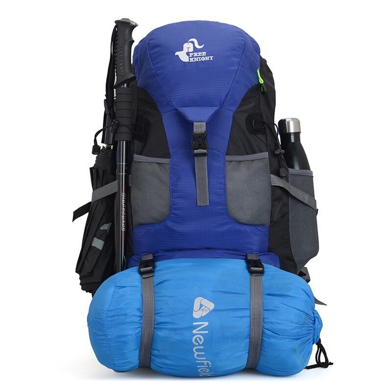 Sac à dos étanche 50L pour le camping et la randonnée pour homme, voyage en plein air, trekking, cyclisme, alpinisme pour femme