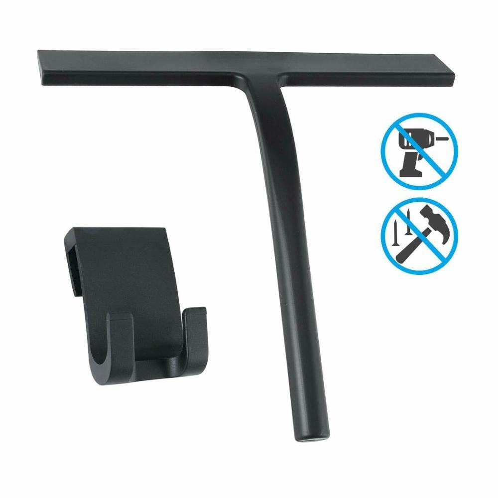 Limpiador escurridor de ducha, limpiaparabrisas de vidrio, limpieza de silicona, gancho de hoja y soporte de limpieza de Luna raspador de baldosa para cocina/coche