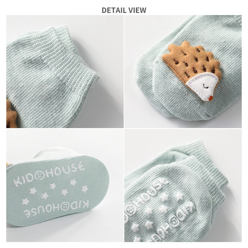 Schattige Pop Sok Voor Baby Jongen Meisje Katoen Antislip Cartoon Doseren Sokken Baby Meisje Kleding Accessoires Voeten Protector allseason