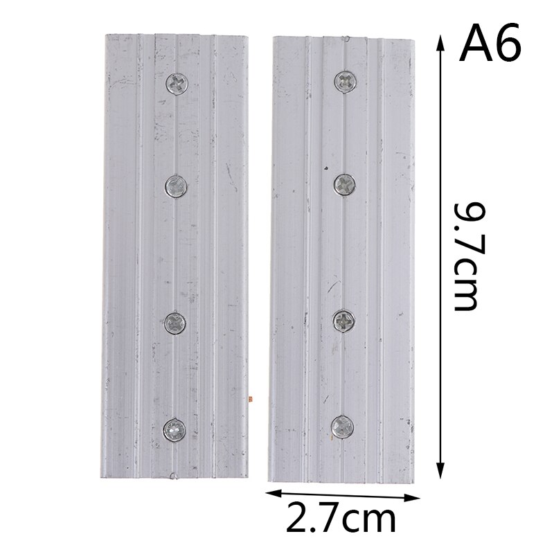 2 kpl verhokiskon liitin splicer alumiiniseos verholiitin: F