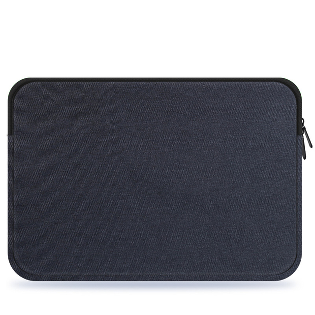 Vanntett laptopveske nettbrett 11 12 13.3 14 15.6 veske til macbook luft pro hp dell acer bærbar datamaskinveske: < 12 " / Marineblå