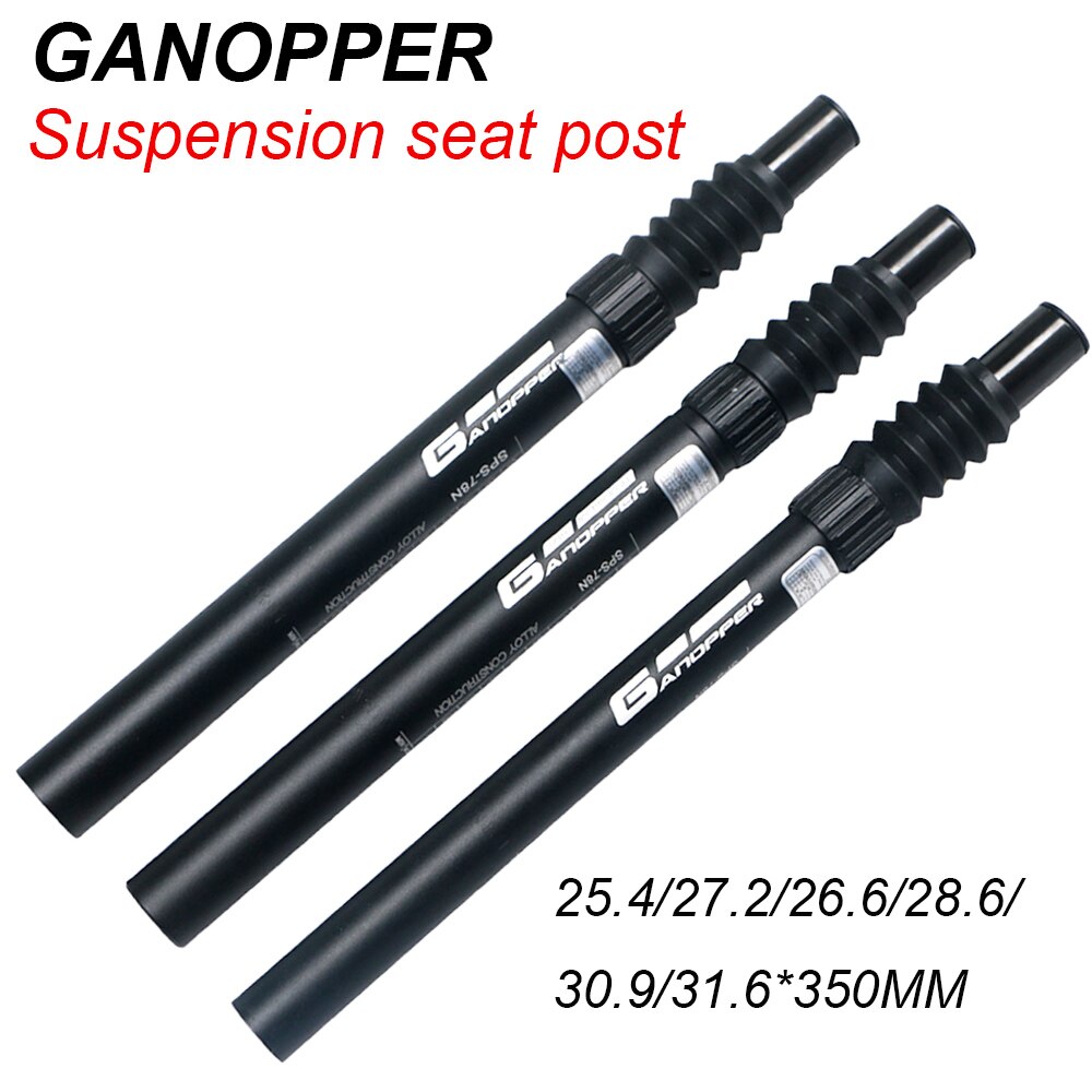 25.4mm 26.6mm 27.2mm 28.6mm 30.9mm 31.6mm 350mm mtb terrengsykkelfjæringe setepinne mtb støtdempende setepinne