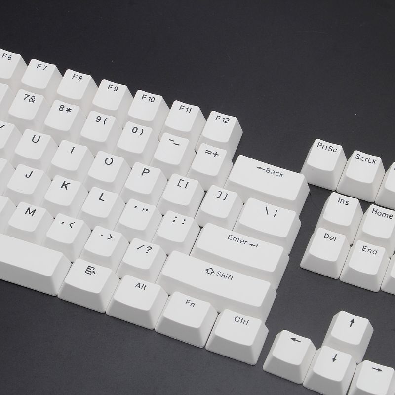 108 Keys PBT Keycap Cherry Profile ANSI Layout Bi-Color Injection Over Molding keycap For Mechanical Keyboard