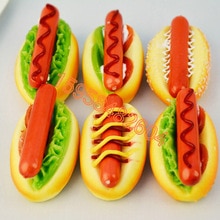 Simulatie Voedsel Brood Dog Hamburger Model Kleuterschool Gebied Speelhuis Speelgoed Etalage Rekwisieten