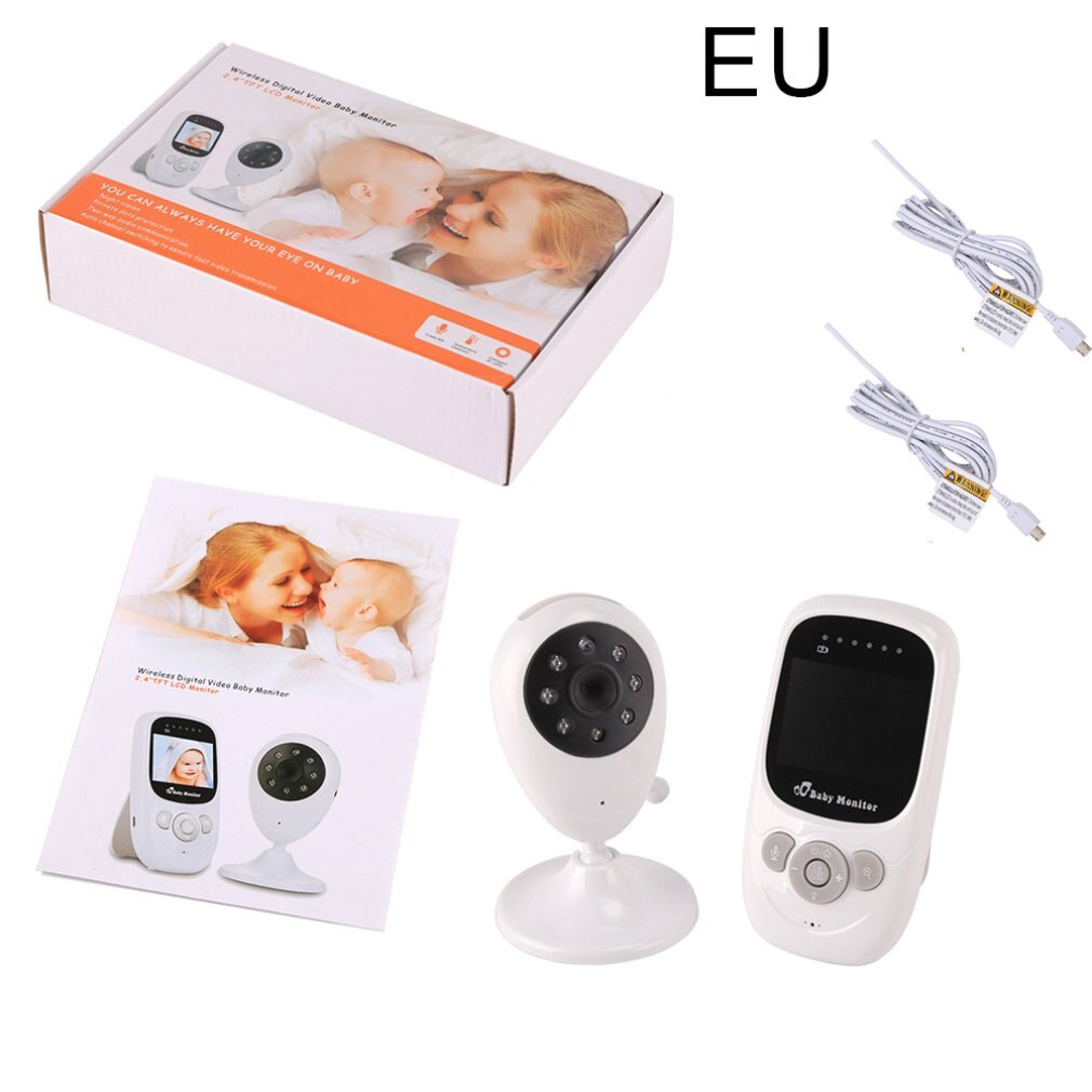 Wireless Digital Baby Monitor 2.4 inch LCD Screen Two Way Audio Video Baby Monitor Night Cute Infant Camera
