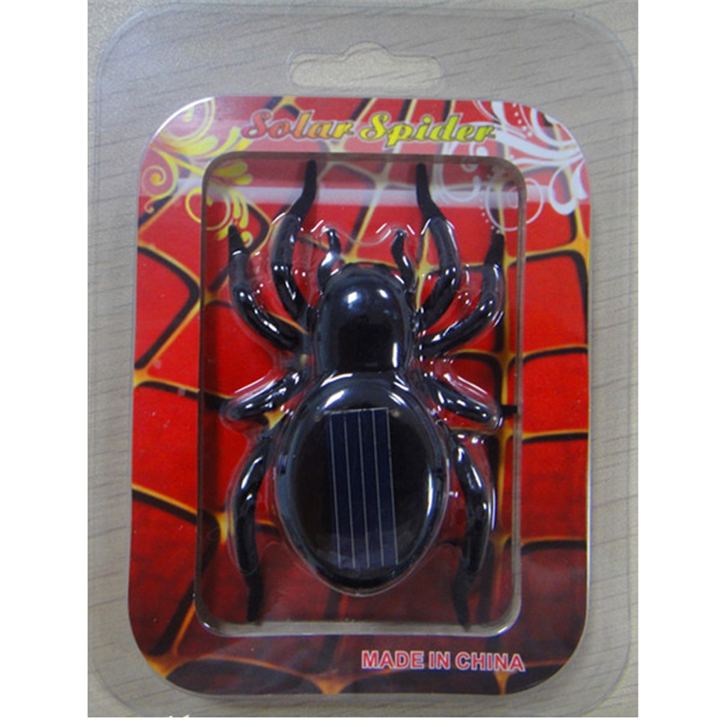 Novelty Kids Solar Powered Toy Mini Solar Spider Educational Robot Toy for Boys Girl Classic Toy Birthday Home Deocration