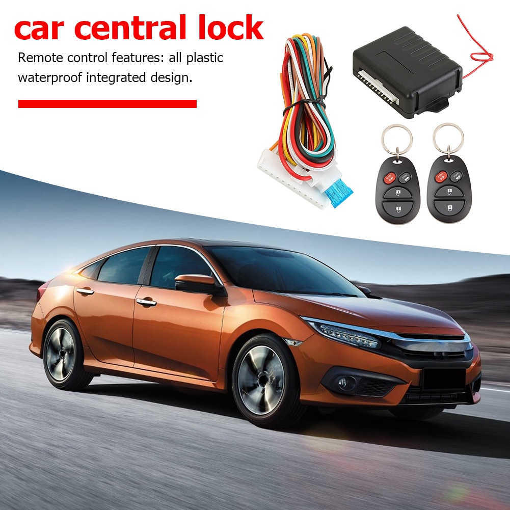 Practical Car Remote Central Door Lock Locking Kit Classic Keyless Entry Alarm System 410/T123 Car Accessaries Supplies