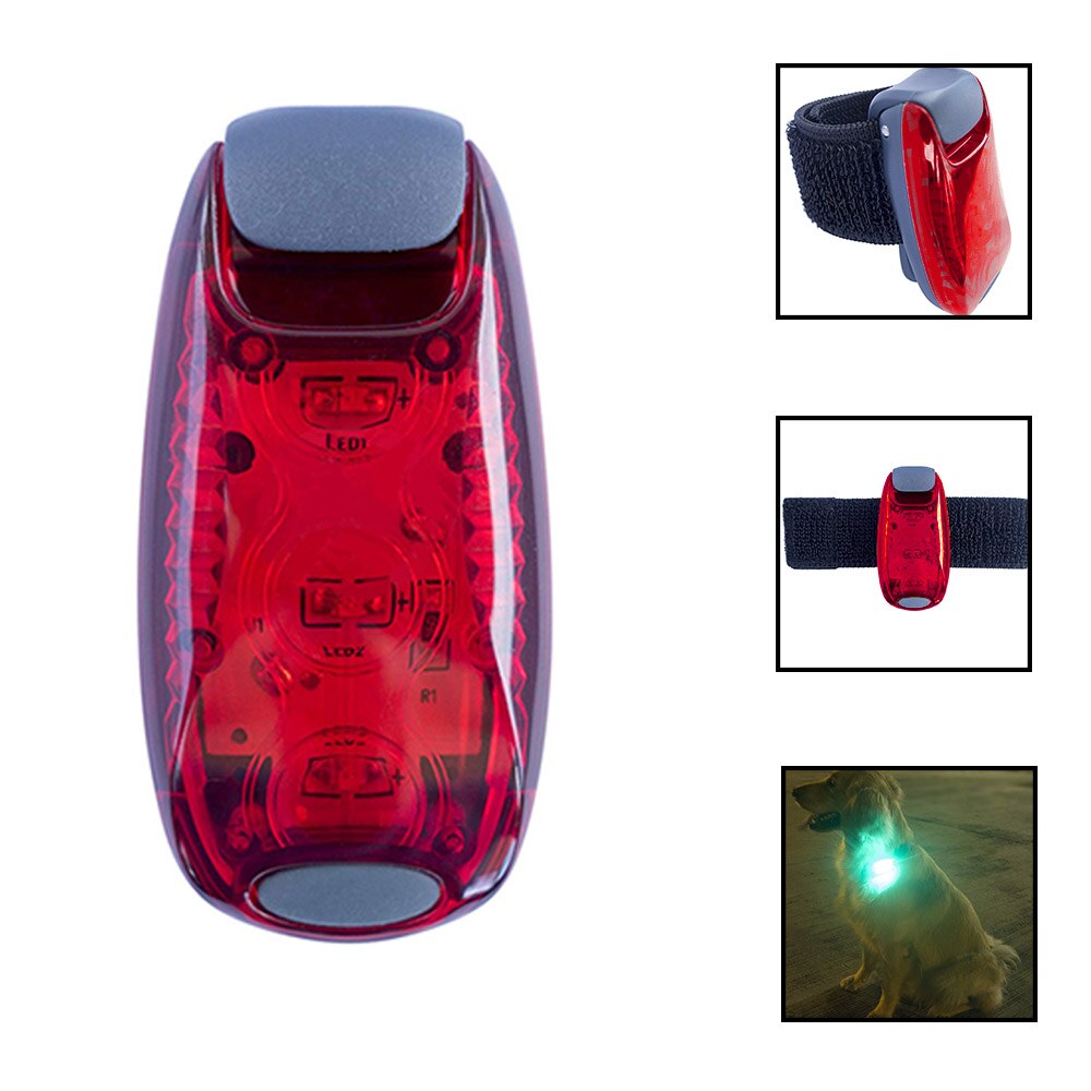 Multi-function LED Safety Light Clip On Strobe Running Lights for Runners Helmet Backpack Camping Walking Accessories: A1