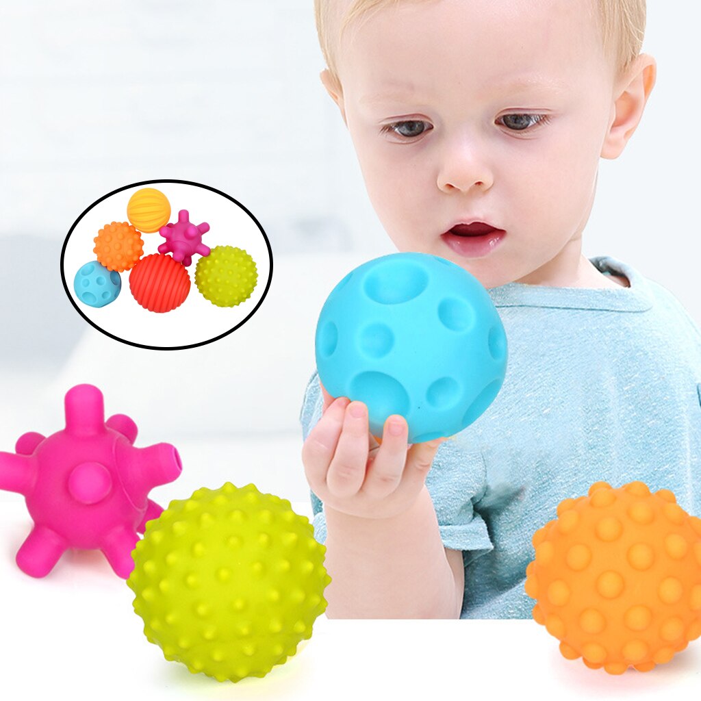 Baby Textured Balls TPU Children Massage Grasping Skills