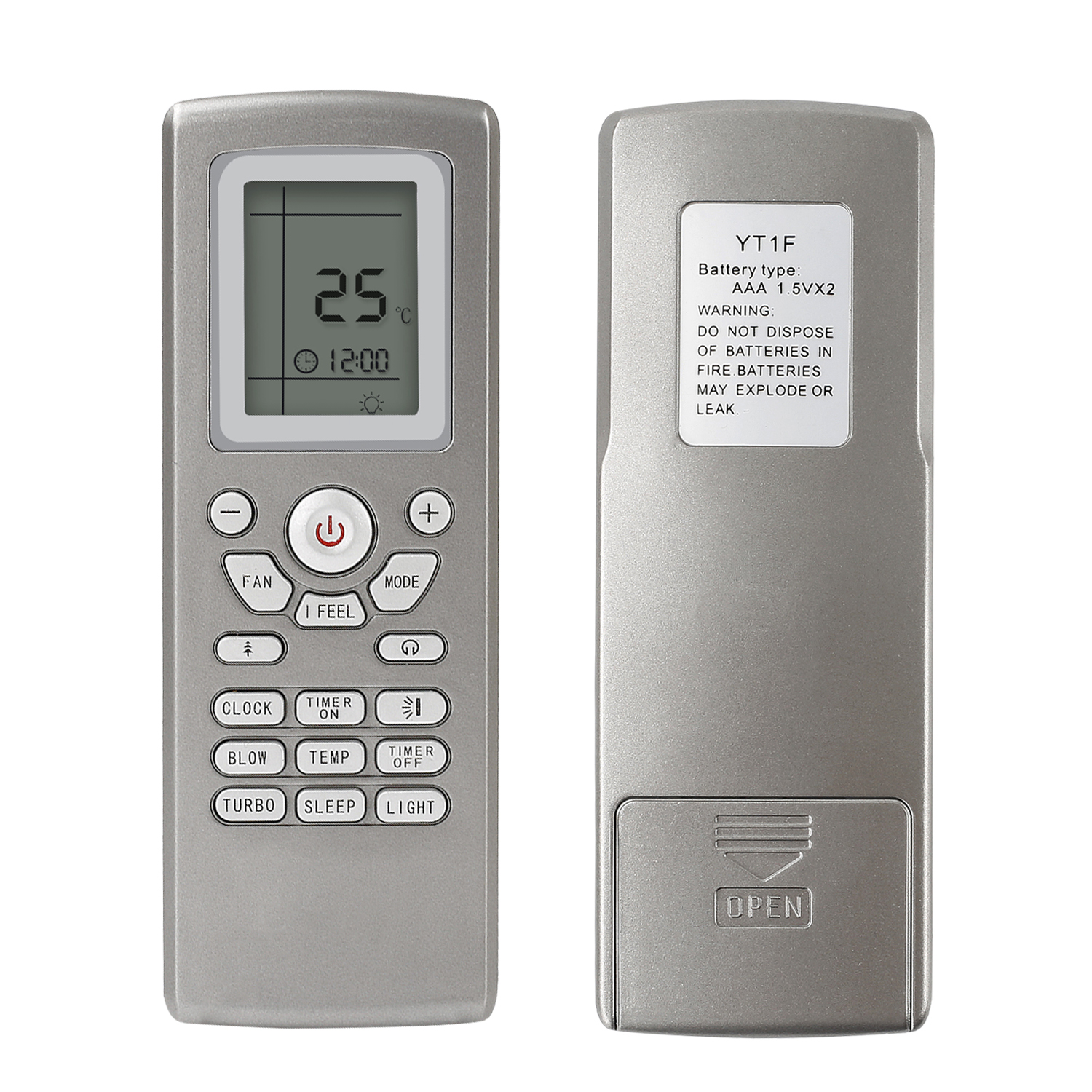 YT1F1 Universal Remote Control For Gree Tadiran Sinclair Air Conditioner YT0F YTOF YT1F2 YT1F3 YT1F4 YT1F YT1FF YB1F2 YB1F2F