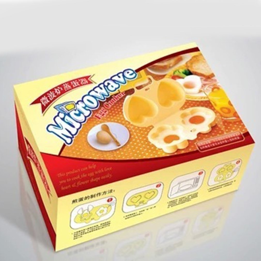 Ei Wilderer Mikrowelle Ei Herde Liebe Herz Blume ehemalige bilden Ei Wilderer Kochen Werkzeuge Küche Gerät