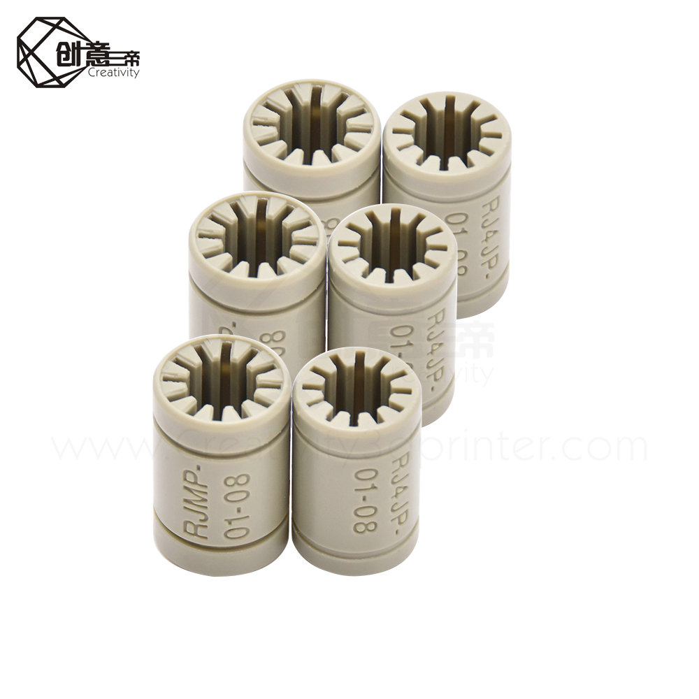 2pcs LM8UU 8 mm Linear Ball VS RJ4JP RJMP01 08 Drylin RJ4JP-01-08 Plastic Bearing Bushing For i3 3D Printer