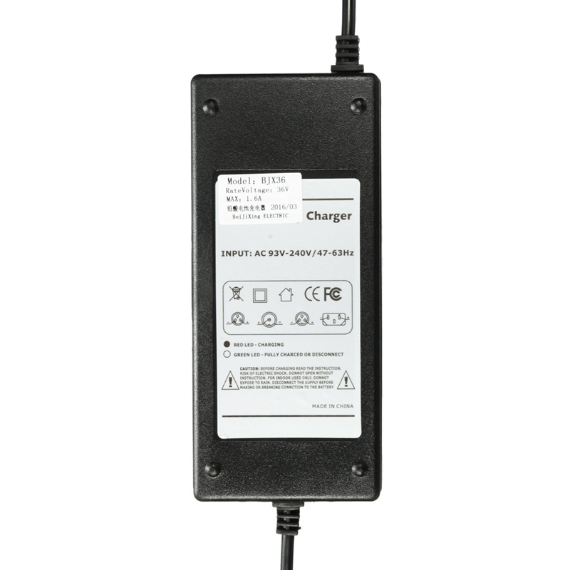 LEORY 36 Volt 36 V 1.6A 3 Mannelijke Connector Lood-zuur Elektrische Batterij Oplader Voor Scooter Bike IZIP I-750 I-1000 sereno eZip 1000