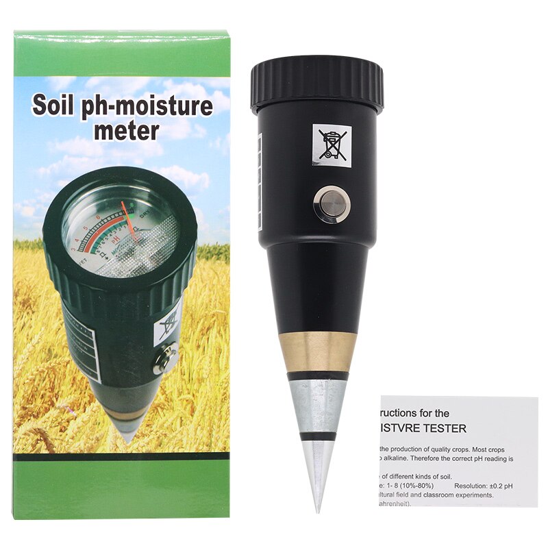 ZD-05 Soil PH&amp;Moisture Meter CE Certified Soil Temperature Humidity Sensor Electric Conductivity Soil Moisture Meter Sensor