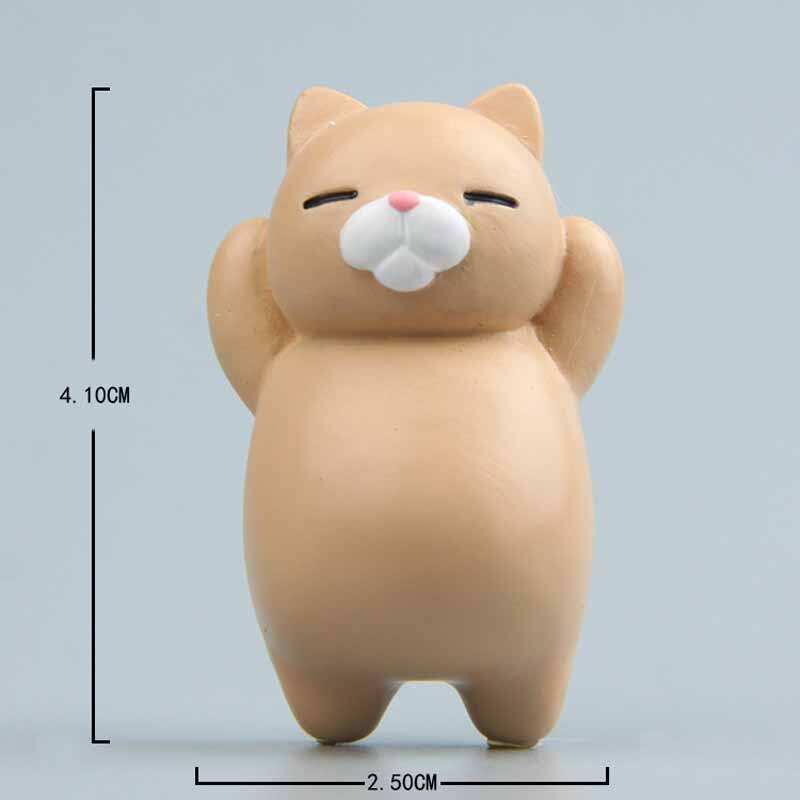 1PC lodówka gruby kot śmieszne zwierzęta kreskówkowe kot naklejki magnetyczne na lodówkę lodówka uchwyt prezent Dom dekoracje śliczne magnesy: C