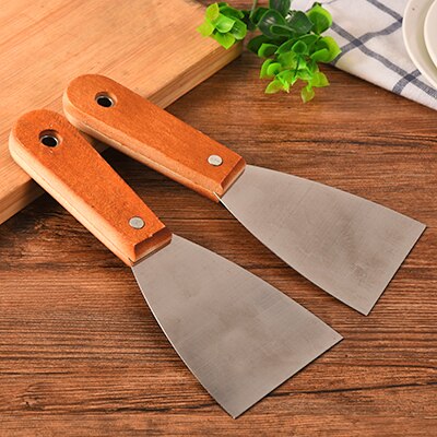 Pizza stekespade matlagingsskje spade pannekake fruktverktøy stekt biff skjærekniv rustfritt stål flat spade kokespade