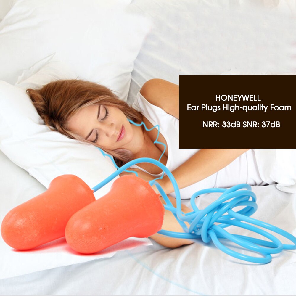 10pairs/lot Honeywell Ear Plugs High Foam Anti Noise Ear Protection Sleep Soundproof Earplugs Workplace Safety Supplies