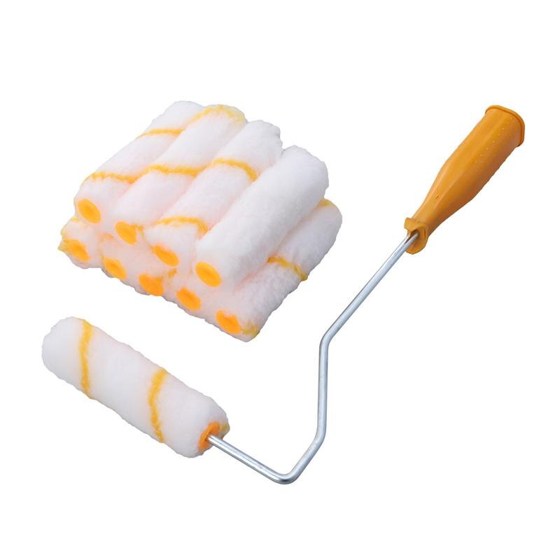 1 Set Wall Paint Roller Useful Practical Portable Paint Roller Paint Roller Brush Wallpaper Paint Roller for Room Office Home: 10pcs 4 Inch C