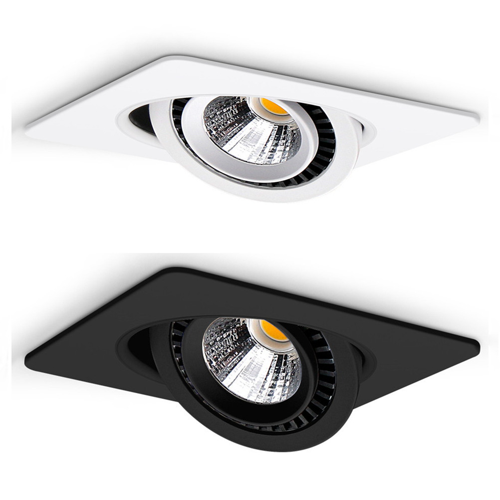 Luz empotrable Led, foco de techo ajustable 360, luces empotradas de 12W/18W, lámpara de techo Led, accesorio de iluminación para el hogar