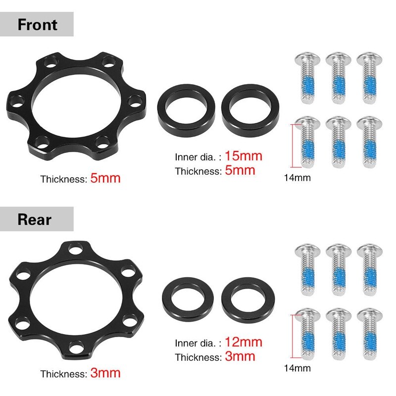 Buje de bicicleta adaptador Boost Hub conversión Kit adaptador de Boost trasero delantero