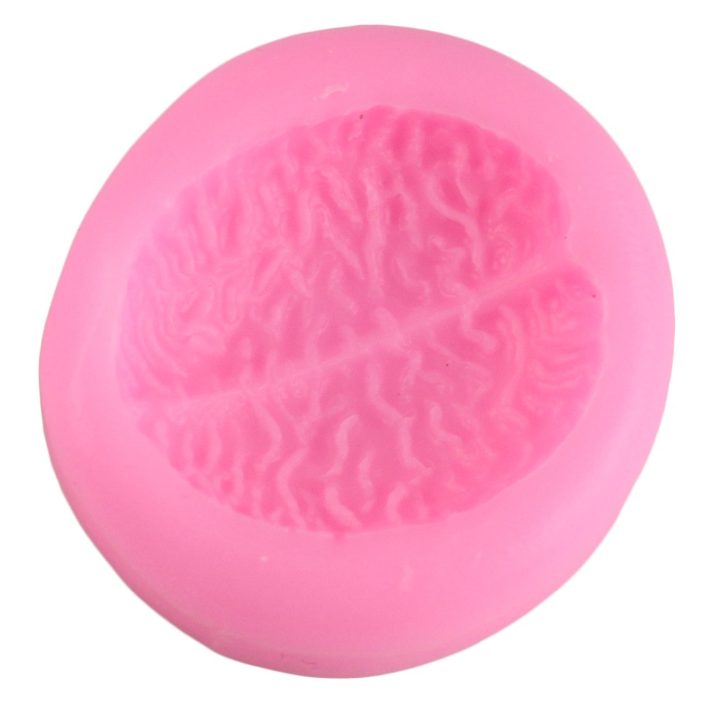 Small Brain Mold Fondant Clay Resin Mould Candy Chocolate Gumpaste Molds Sugarcraft DIY Cake Decorating Tools Cupcake Baking