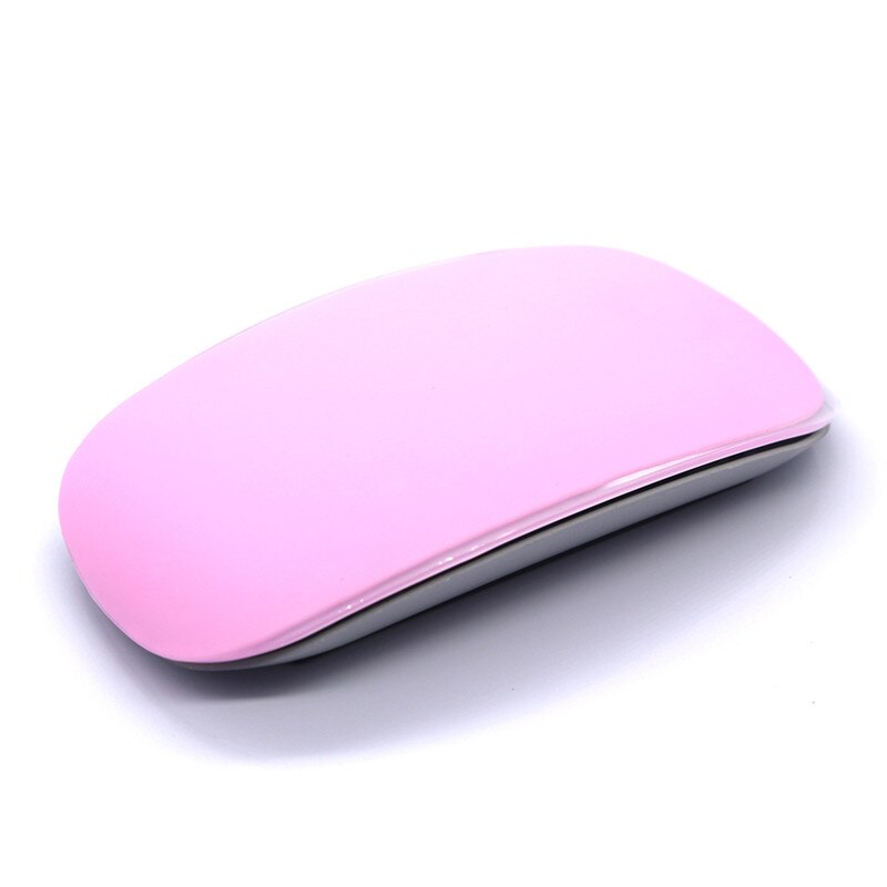 Color Silicone Mouse Skin Mouse Cover for Apple Macbook Air Pro 11 12 13 15 Protector Sticker Magic Mouse for Mac Mouse Film: Pink