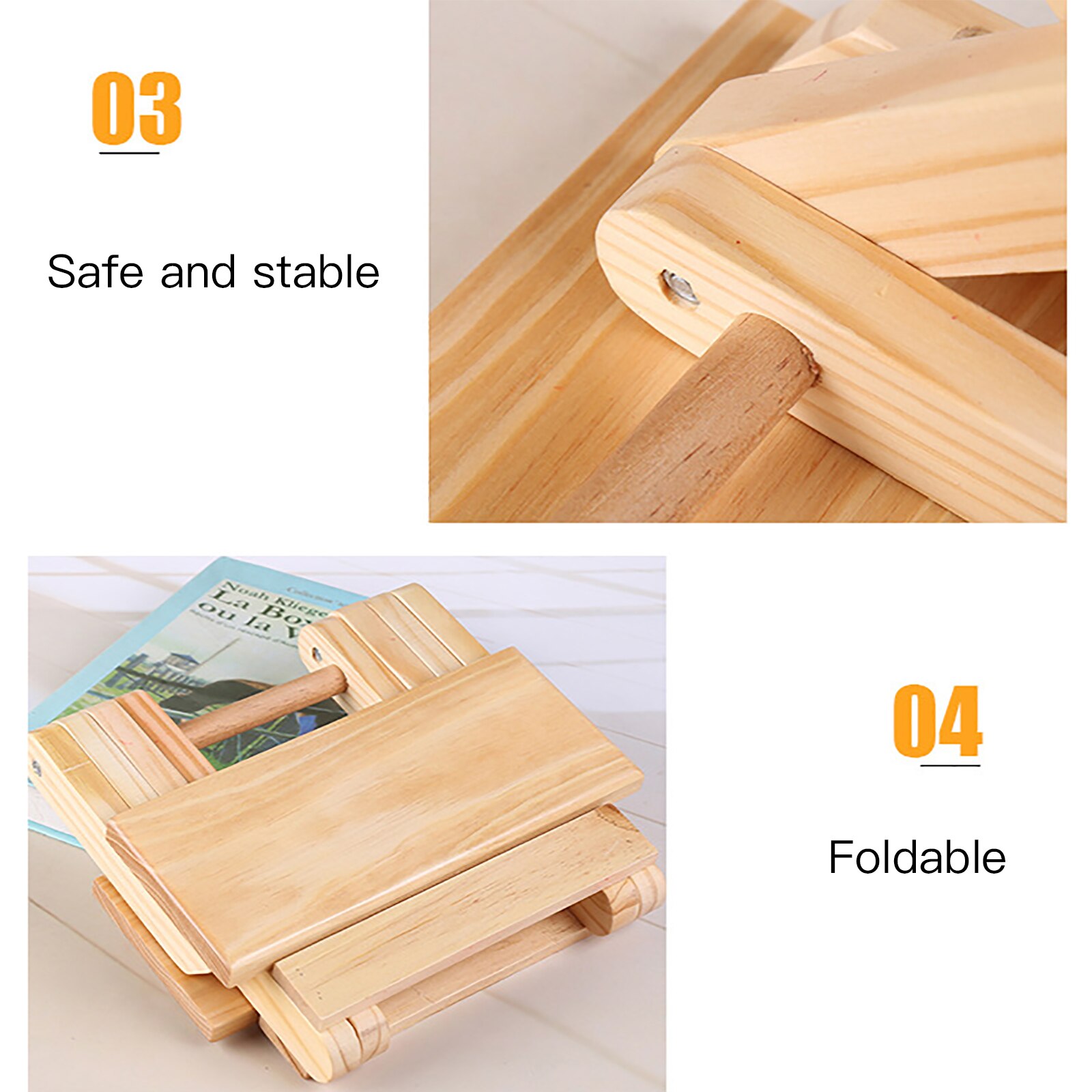 Tabouret carré en bois massif, ferme et Stable, mobilier pour enfants, petite maison, cuisine, multi-usages, résistant à l&#39;usure, gain d&#39;espace