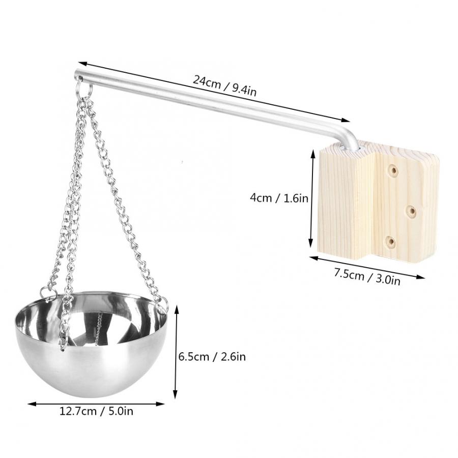 Sauna Kom Etherische Olie Kom Rvs Sauna Aroma Kom Cup Etherische Olie Kom Sauna Accessoires