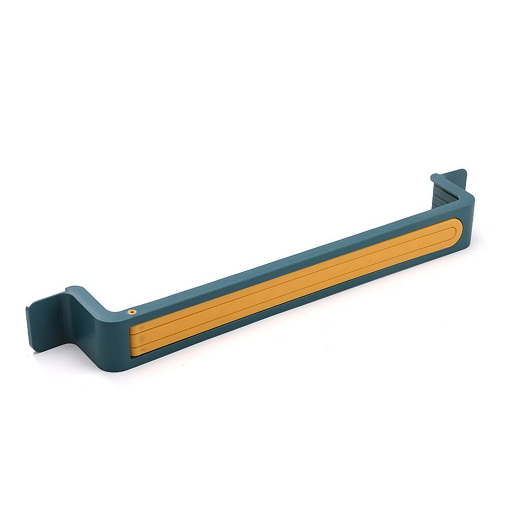 3 Arms Adjustable Swing Towel Holder Rack Wall Towel Bar Swivel For Bathroom Kitchen Storage: blue