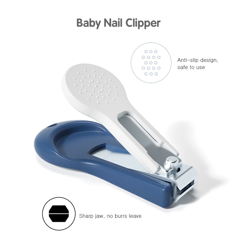 Baby Nagelknipper Set Pasgeboren Nagelknipper Schaar Bestand Pincet Zuigeling Nail Care Set Voor Baby Care Roze/blauw