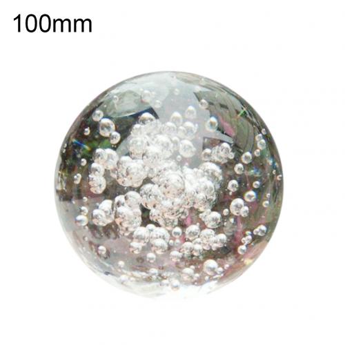 Transparent Glass Crystal Ball 30/40/80/100mm Sphere Photography Photo Shooting Props Lens Clear Round Artificial Ball Decor: 100mm