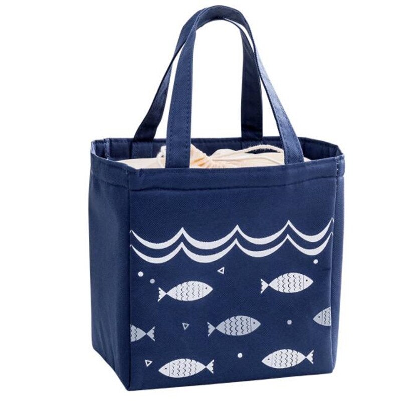 Portable sac à déjeuner thermique isolé boîte à déjeuner fourre-tout pique-nique sac isotherme Bento poche déjeuner conteneur école alimentaire sacs de stockage: A02