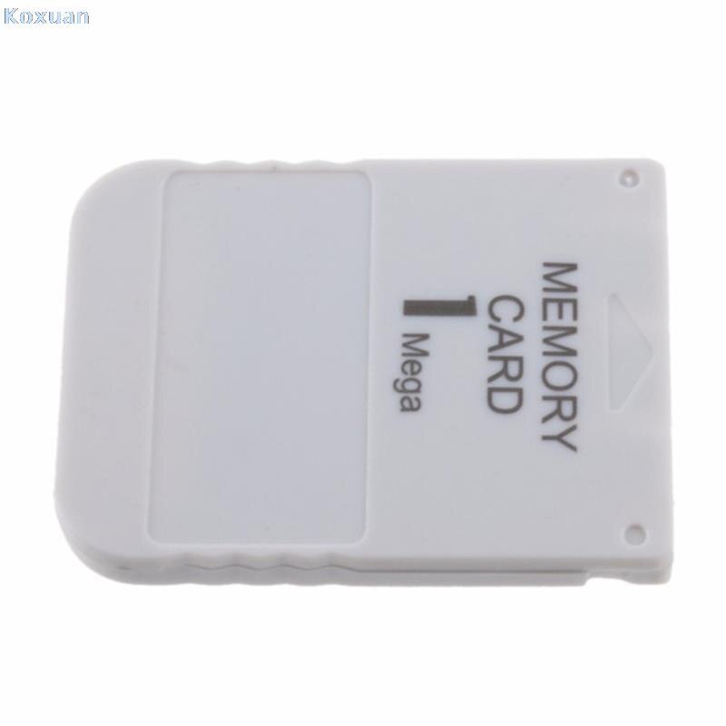 1 Pc PS1 Memory Card 1 Mega Memory Card For Playstation 1 PS1 PSX Game Useful Practical White 1MB