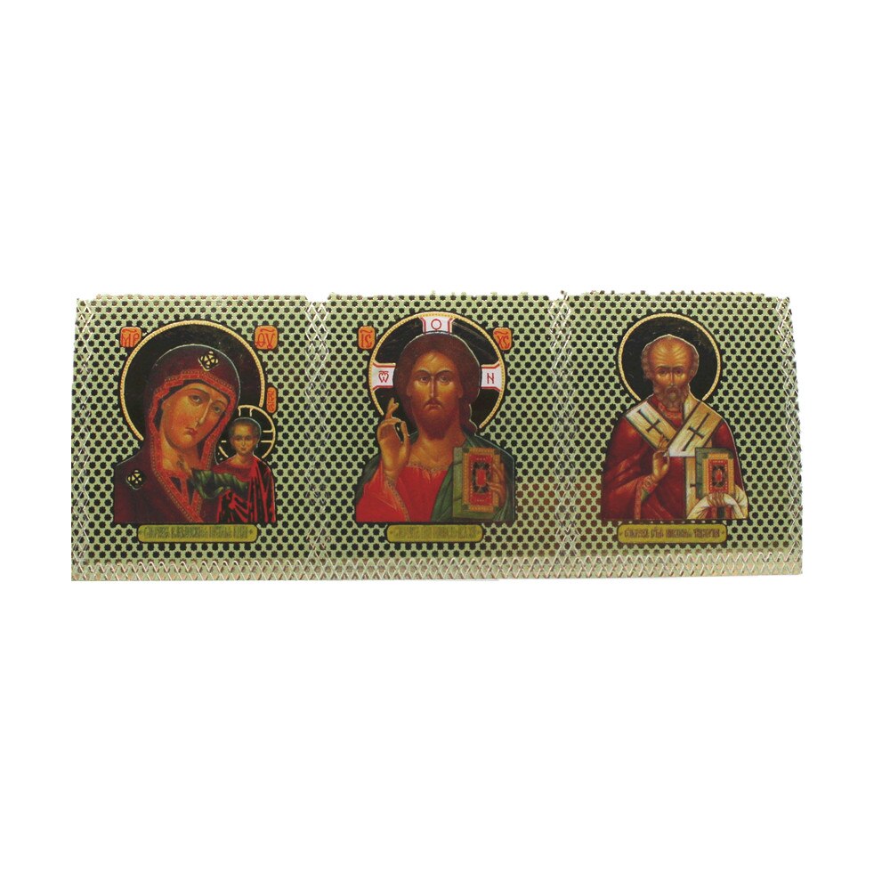 Katolska ikoner ortodoxa kors st.andrew fyrkantig staty kyrkoredskap figurer ikonostas