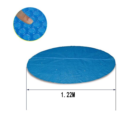 2020Insulation Film Swimming Pool Round Ground Cloth Lip Cover Dustproof Floor Cloth Mat Cover For Outdoor Water Pool Rain Cover: Round 1.22m