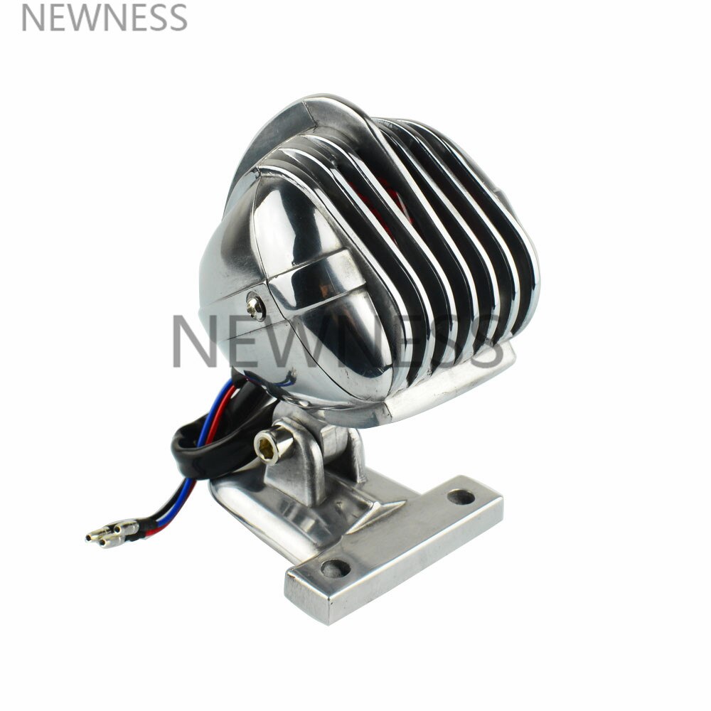 Motorcykel mikrofon baglygte til harley sportster softail cruiser cafe racer scrambler brugerdefineret led baglygte stop baglygte: Polere