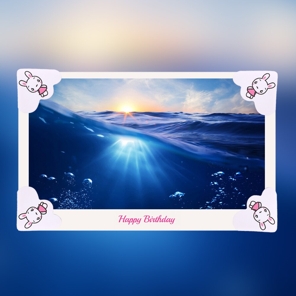 DIY with 10 cartoon photos in the album corner self-adhesive picture holder sticker