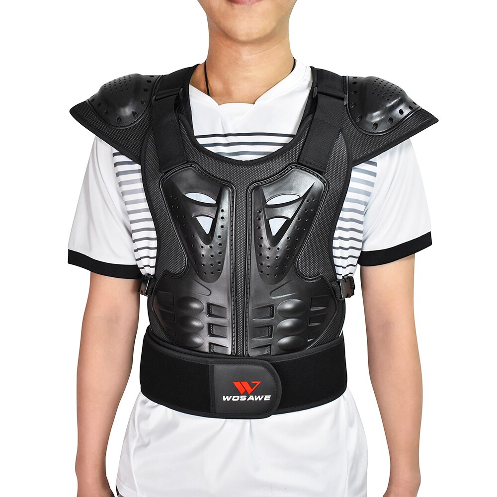 WOSAWE, conjunto armadura de motocicleta para hombre, cuerpo completo, Motocross, chaqueta de carreras para Moto, montar, motocicleta, espalda, pecho, cadera, traje de protección para el trasero