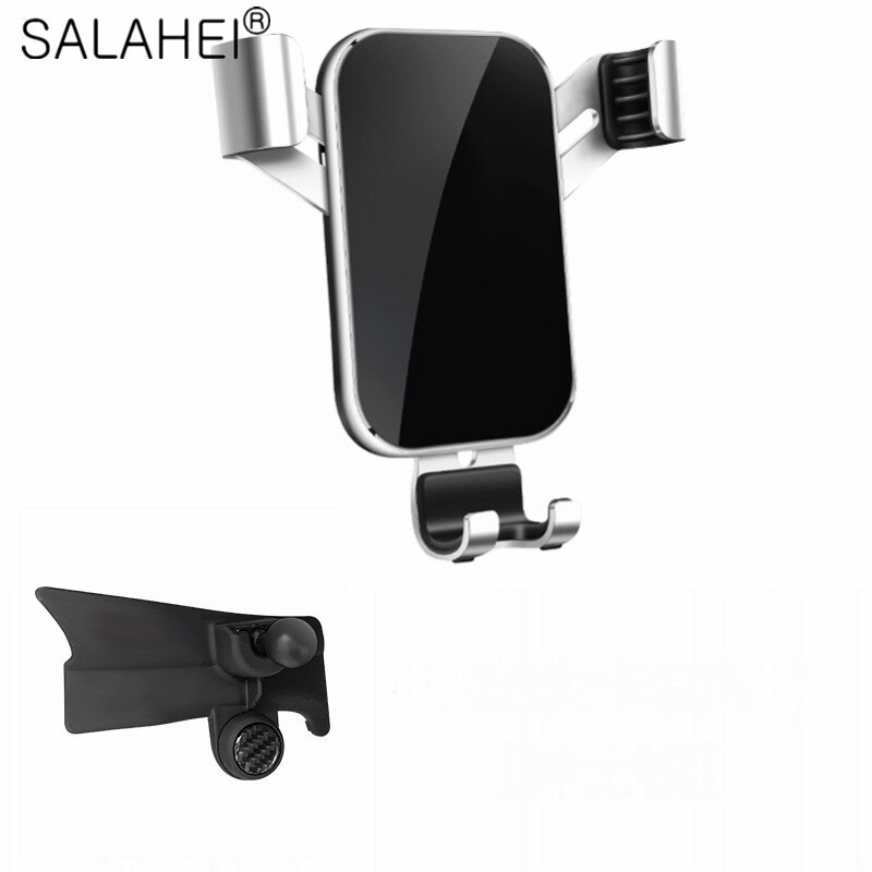 Cool voiture support de téléphone portable pour Mitsubishi Outlander MK3 ~ support de téléphone support accessoires d'aération pour Smartphone: silver