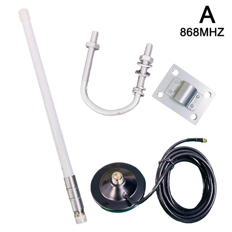 Helium Hotspot Miner Antenna LoRa 915 MHz Wifi 868 Male Fiberglass Lorawan Waterproof MHz Omni 868MHz Antena N Outdoor 915M K4R9: 868mhz