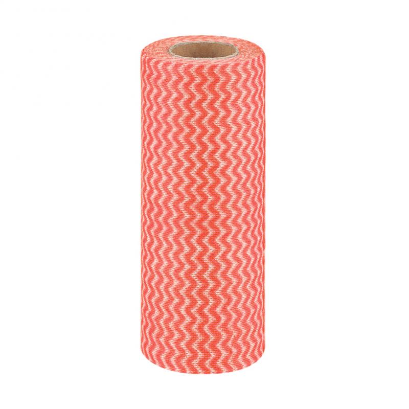 50pcs Disposable Kitchen Non-woven Fabric Wash-able Cleaning Dishcloth Wipe Roll Kitchen Gadgets Cleaning Cloths Washing Cloths