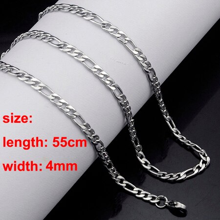 CHIMDOU Stainless Steel Chain Necklace For Men Women Snake Chain DIY long chain Jewelry Accessories: NK chain 55cm