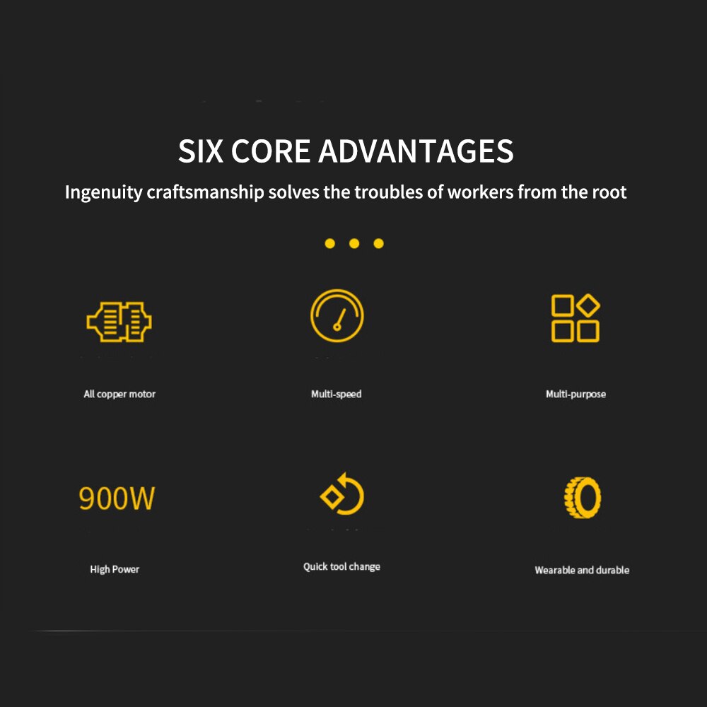 900W Reciprozaag Met Blades Elektrische Zaag 6 Snelheden Jigsaw Woodcutting Power Boor Diy Elektrische Gereedschap Power Tool