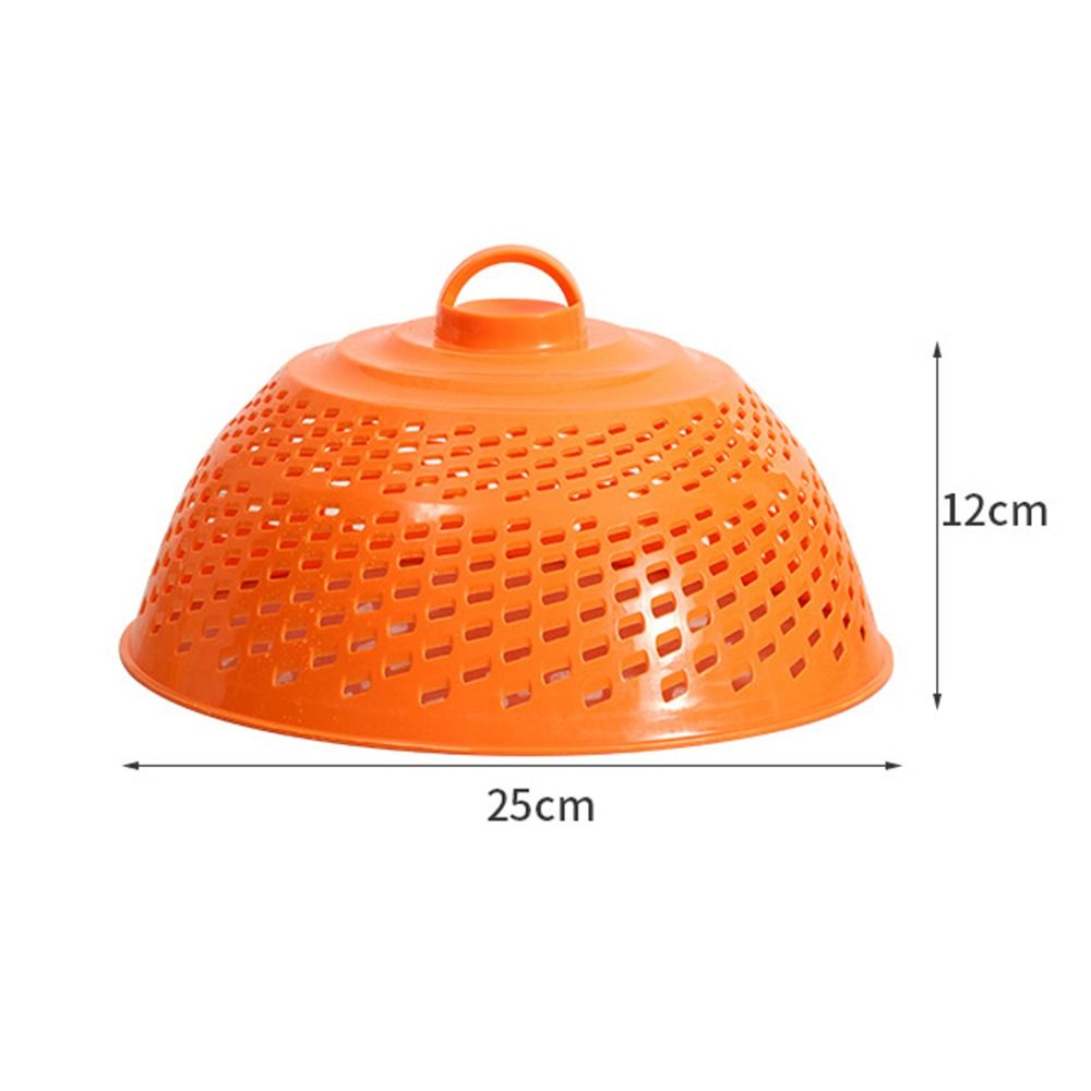 Collapsible Mesh Food Covers Anti-Flying Protective Food Tent Household Dish Lid Dining Table Insect Proof Cover: Khaki