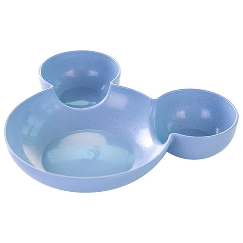 Cute Baby's Divided Plate Household Dinnerware Child Plate Breakfast Dinner Plate Food Plates Kids Tableware Dinnerware: BL