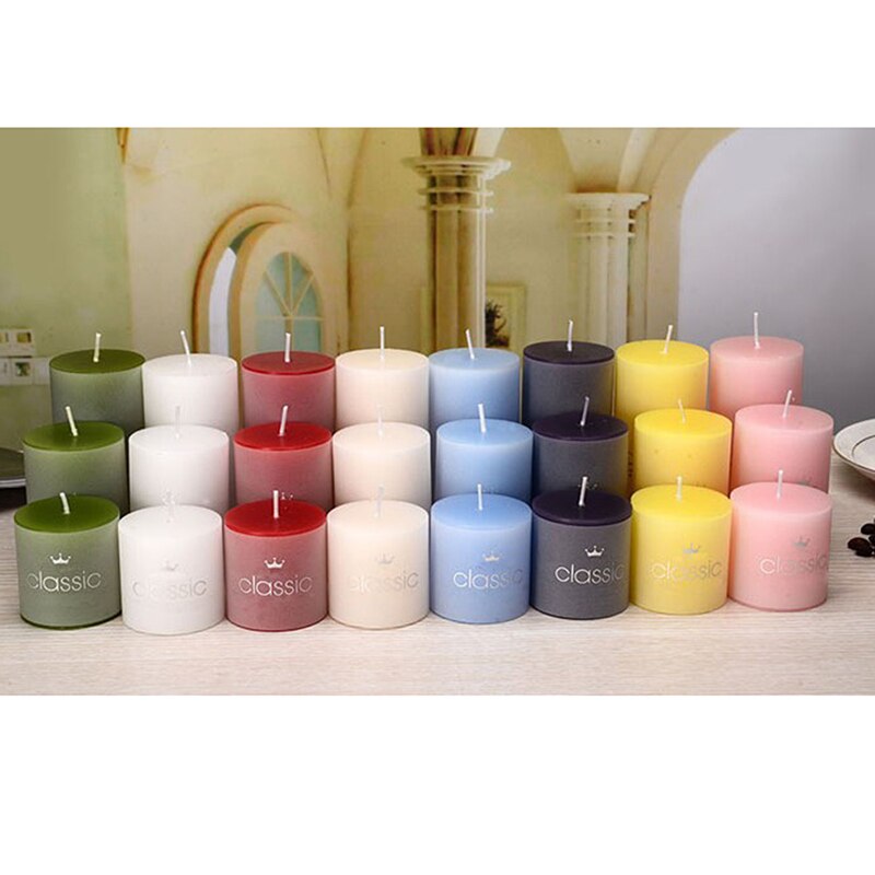 1 Pcs Wedding Column Wax Scented Candles Craft Candle