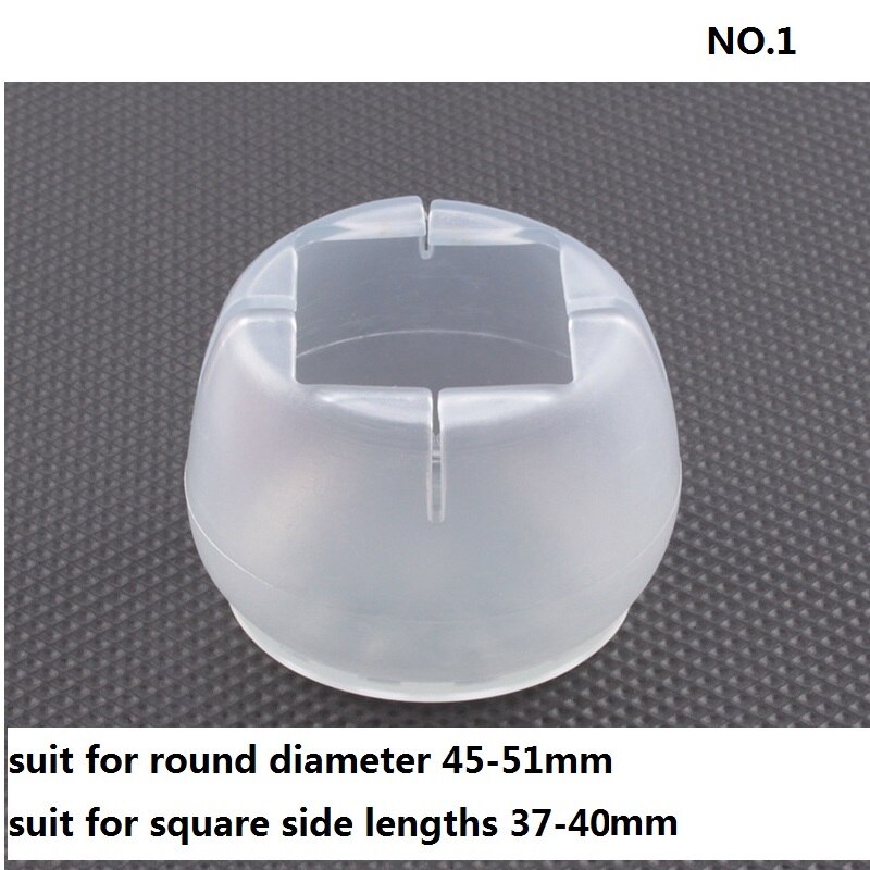 Non-slip Table Chair Foot Cover Foot Pad Furniture Leg Floor Protection Pad Wear-resisting Stool Chair Table Legs Protector: A  16pcs covers